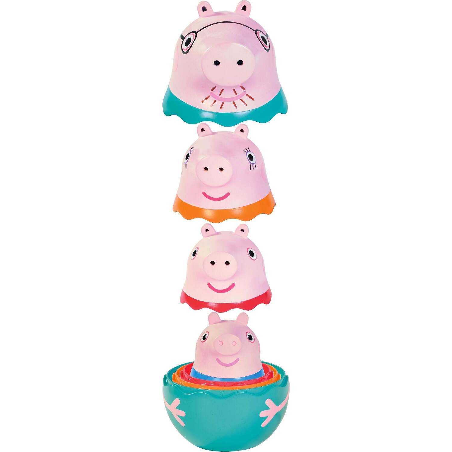 TOMY - Toomies Peppa Pig Peppa's Nesting Family