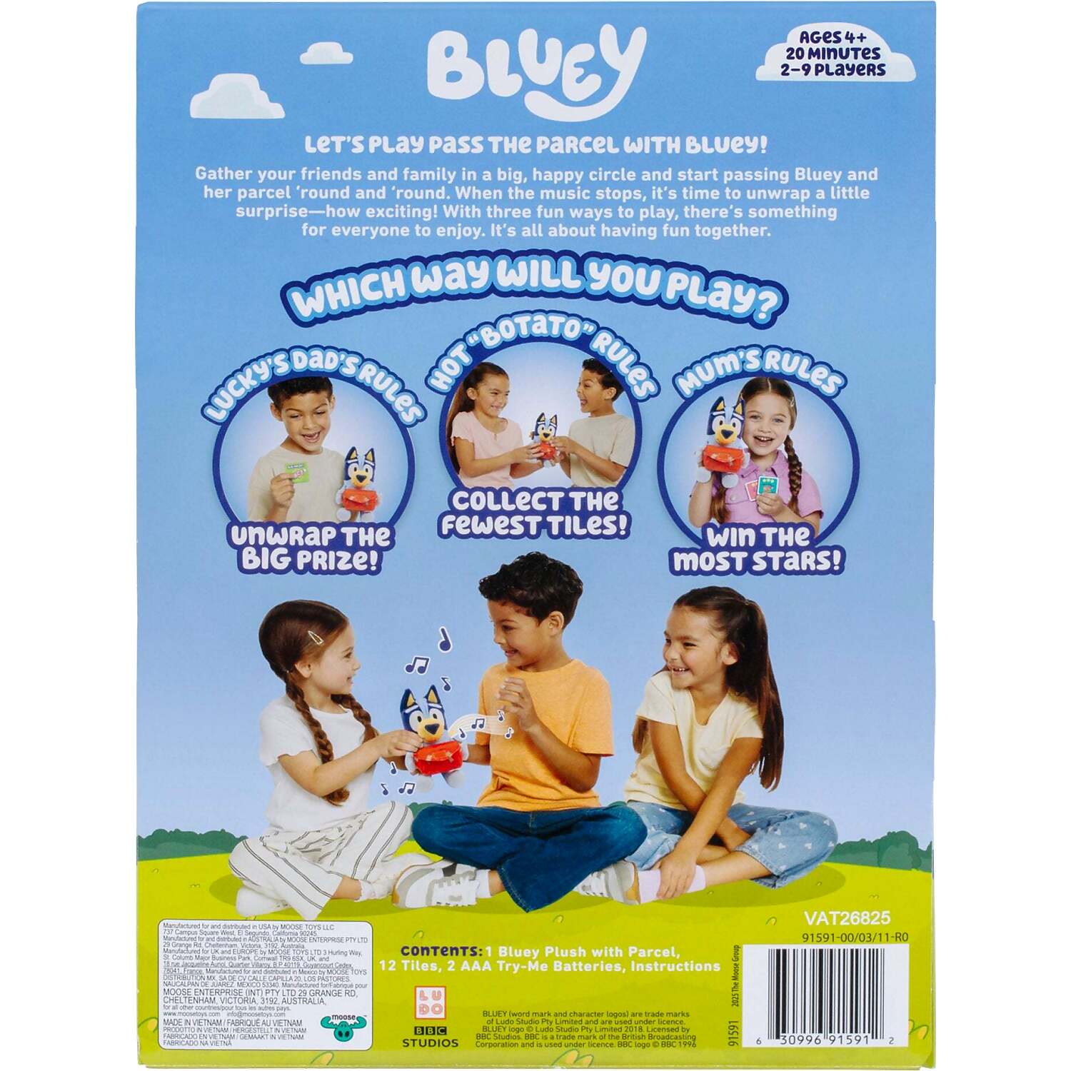 Bluey - Pass The Parcel Musical Game!