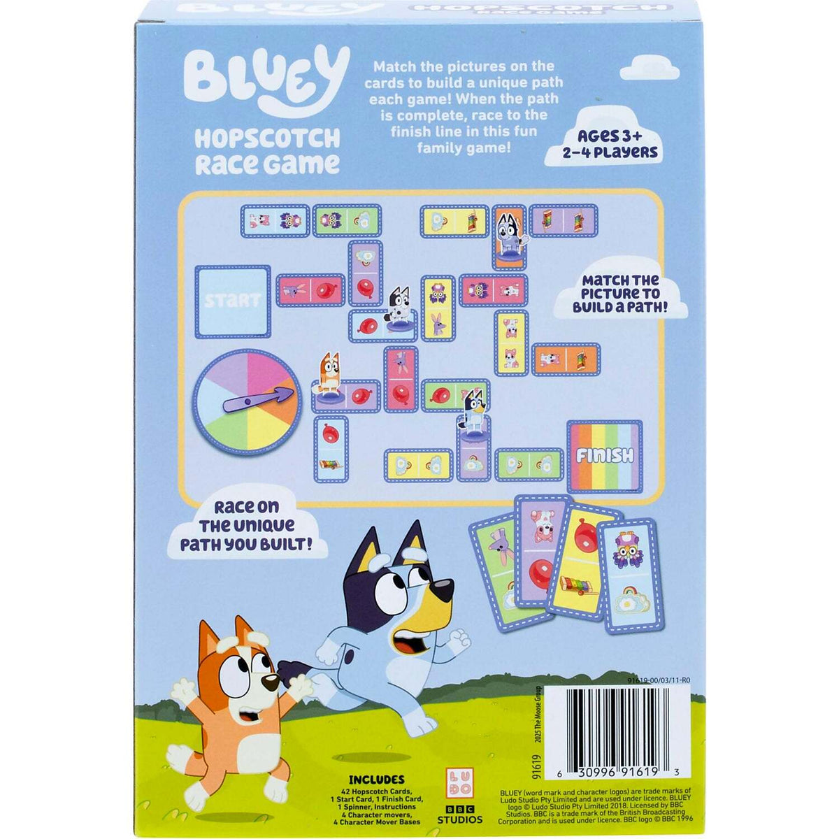 Bluey - Hopscotch Race Game