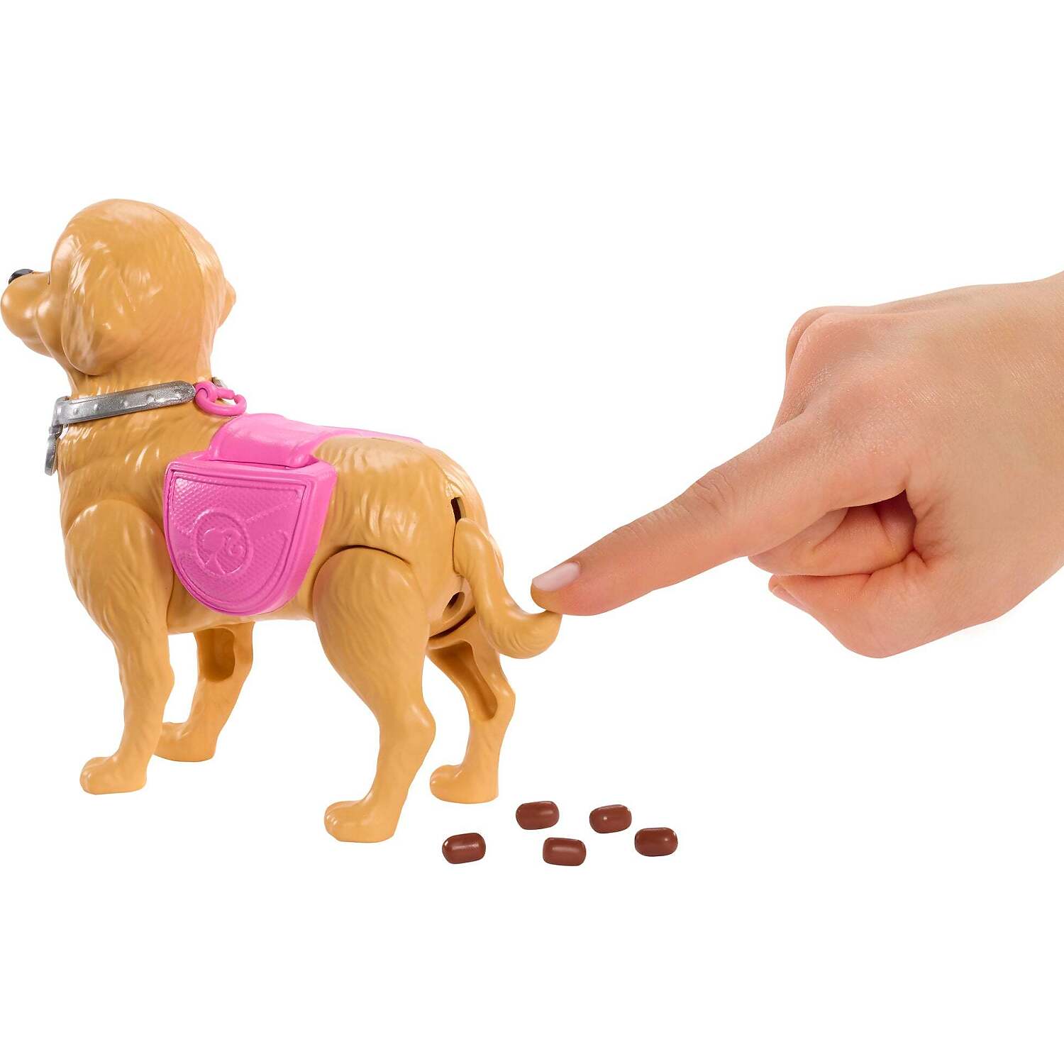 Barbie - Family & Friends Barbie Malibu Walk & Potty Puppy Doll - Mattel