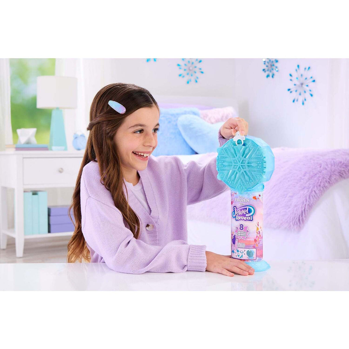 Disney - Frozen - Jewel Reveal Elsa Fashion Doll with 8 Surprises - Mattel
