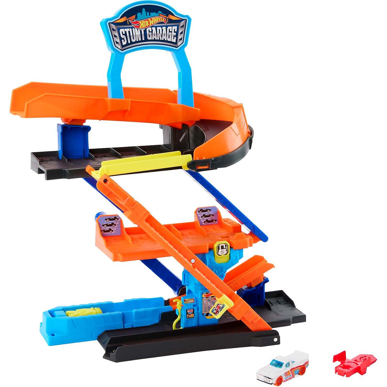 Hot Wheels - City Transforming Stunt Garage - Mattel