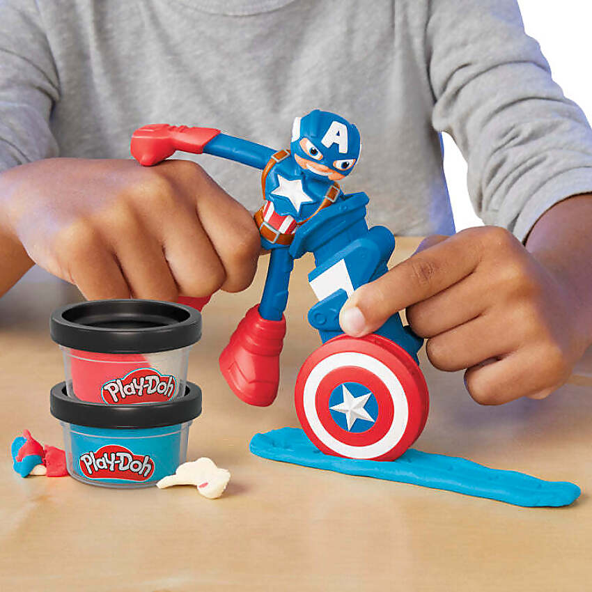 Play-Doh - Marvel Captain America Stamping Shield - Hasbro
