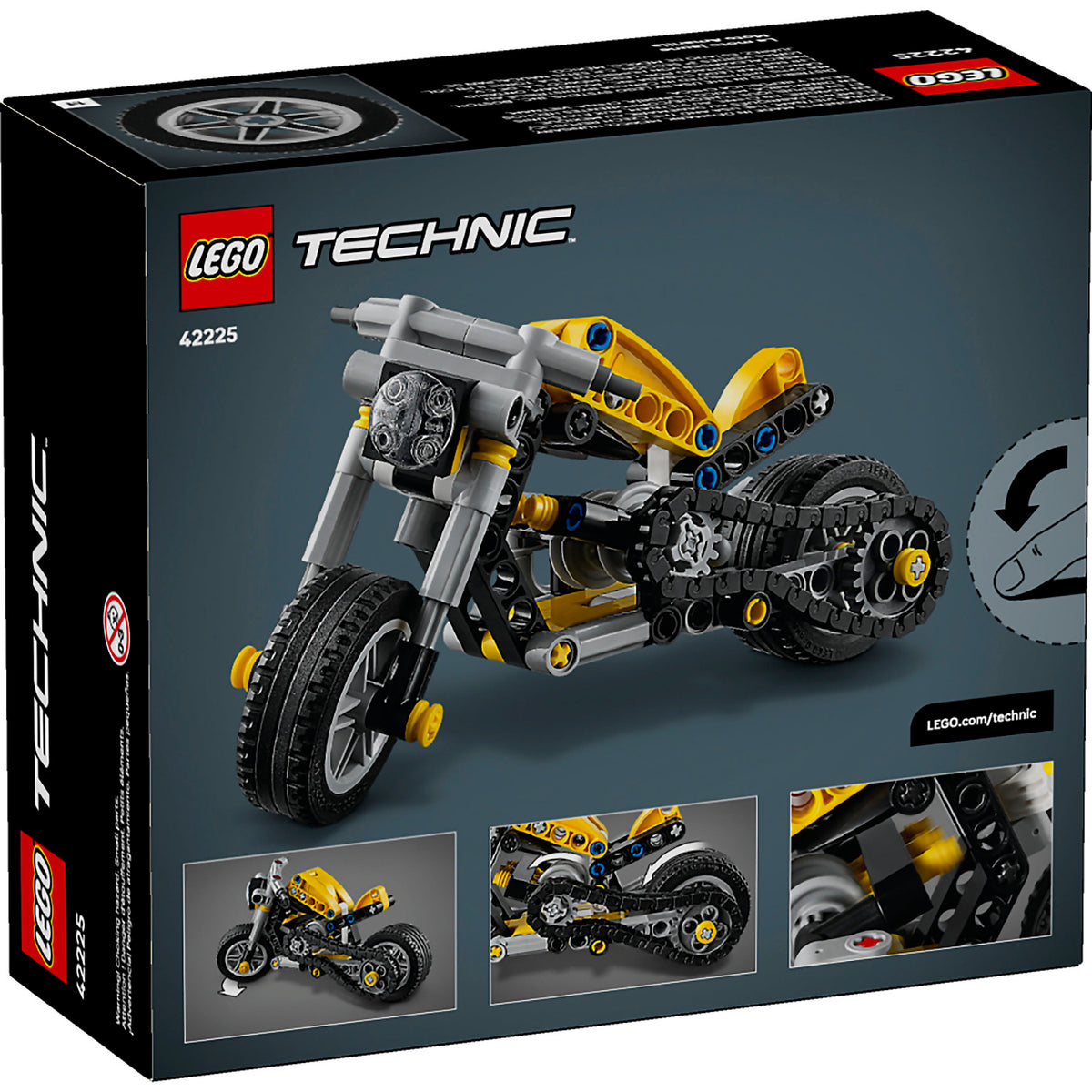 LEGO® 42225 Yellow Motorcycle - Technic