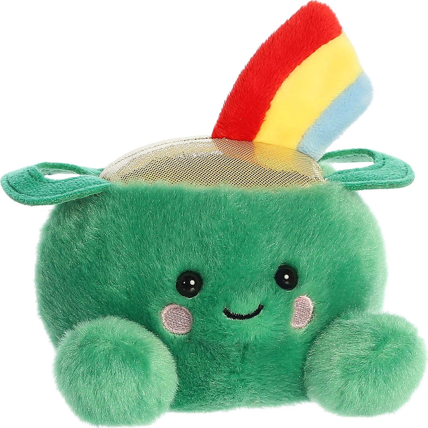 Palm Pals - Ciara Pot of Gold Rainbow Plush