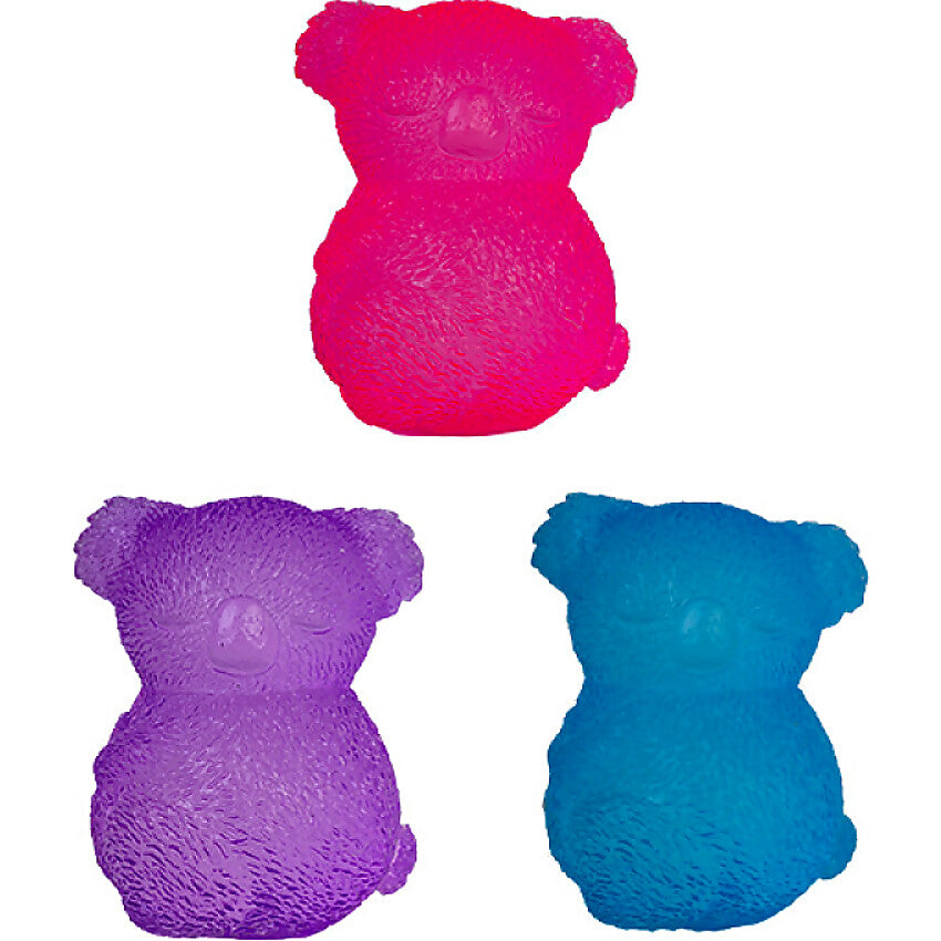 Smoosho's - Glow in the Dark Super Squeeze Koala (1x Assorted Colour Chosen at Random)