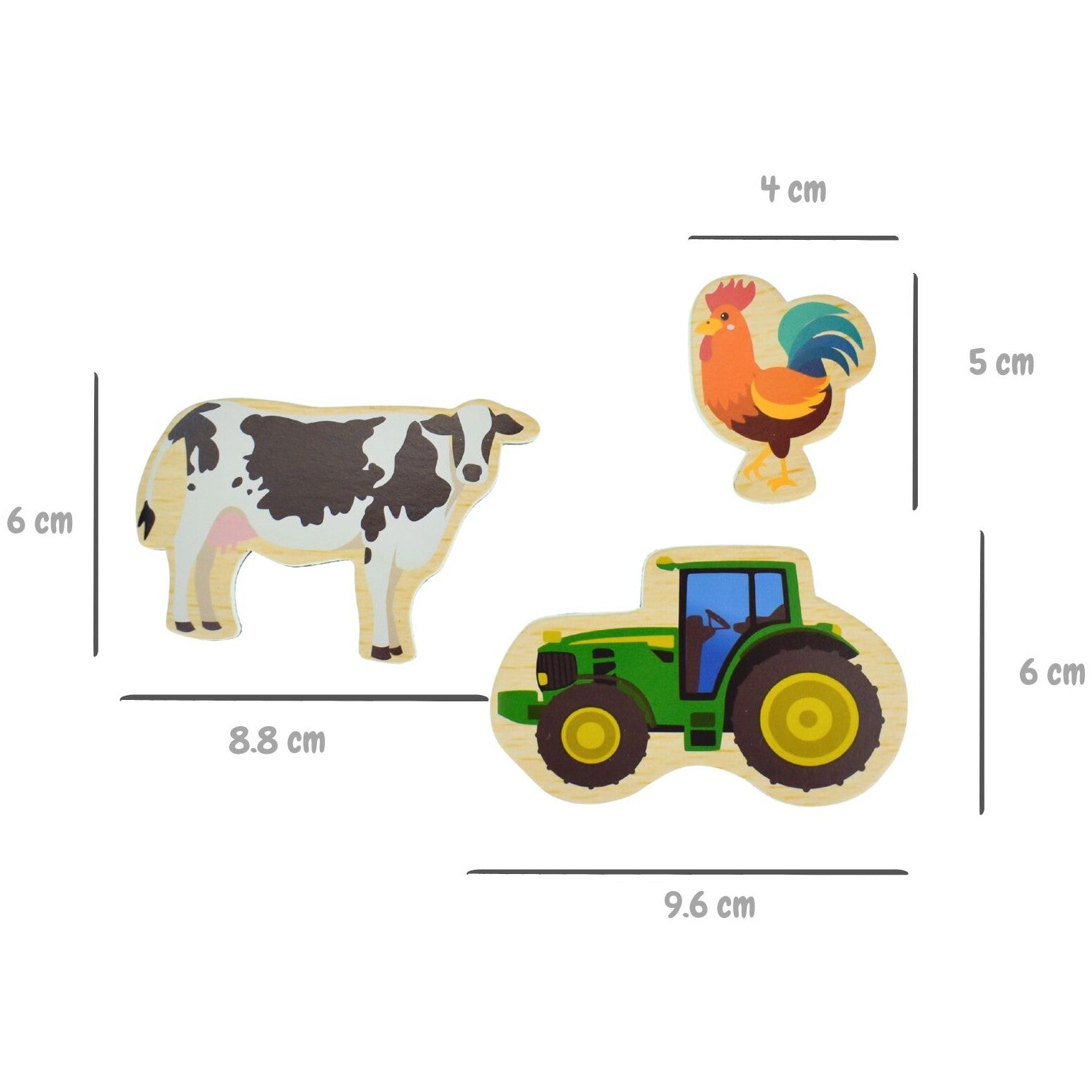 Koala Dream - Fridge Friends Aussie Farm Wooden Magnetic Shapes 35pcs