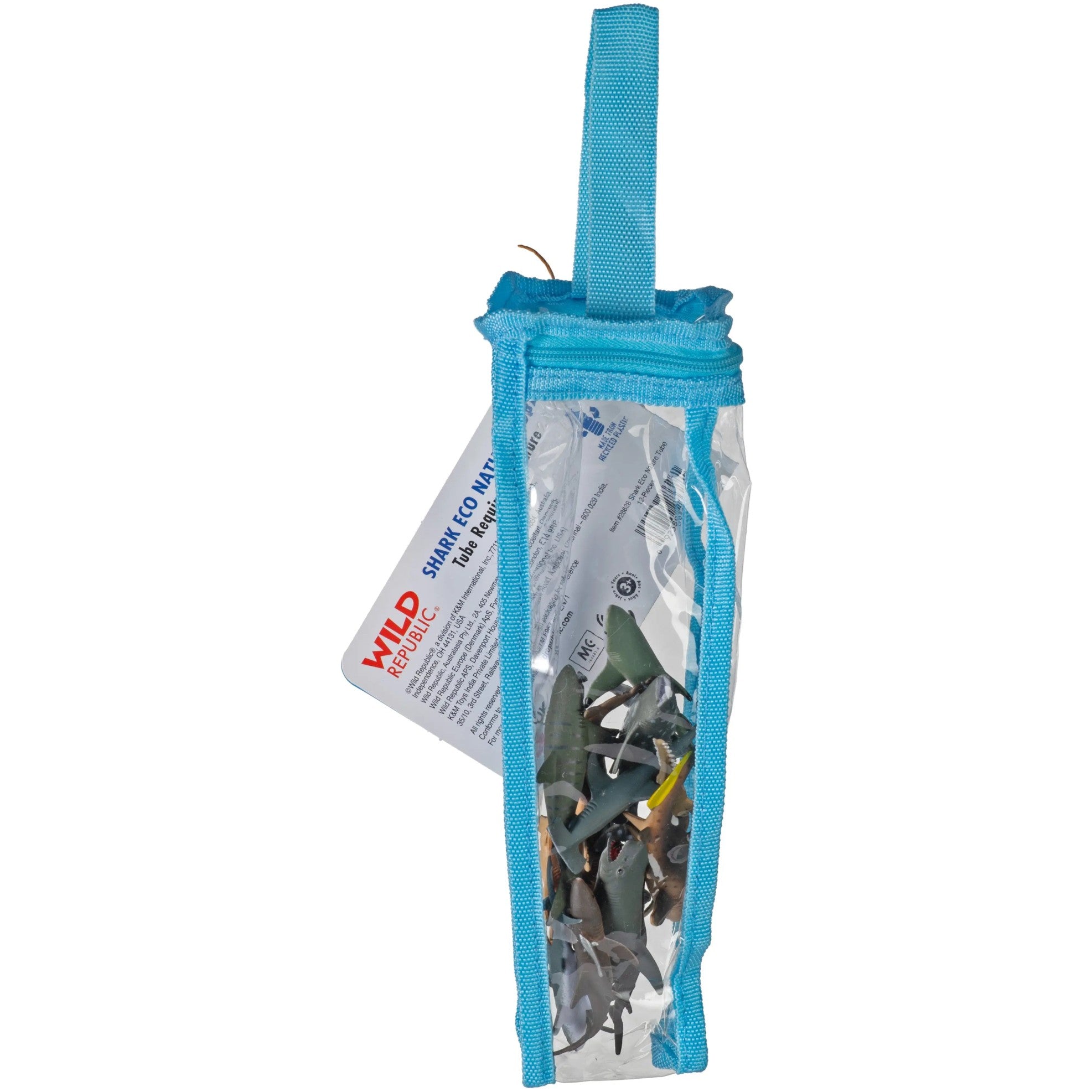 Wild Republic - Eco Zip Tube Shark Animal Figures