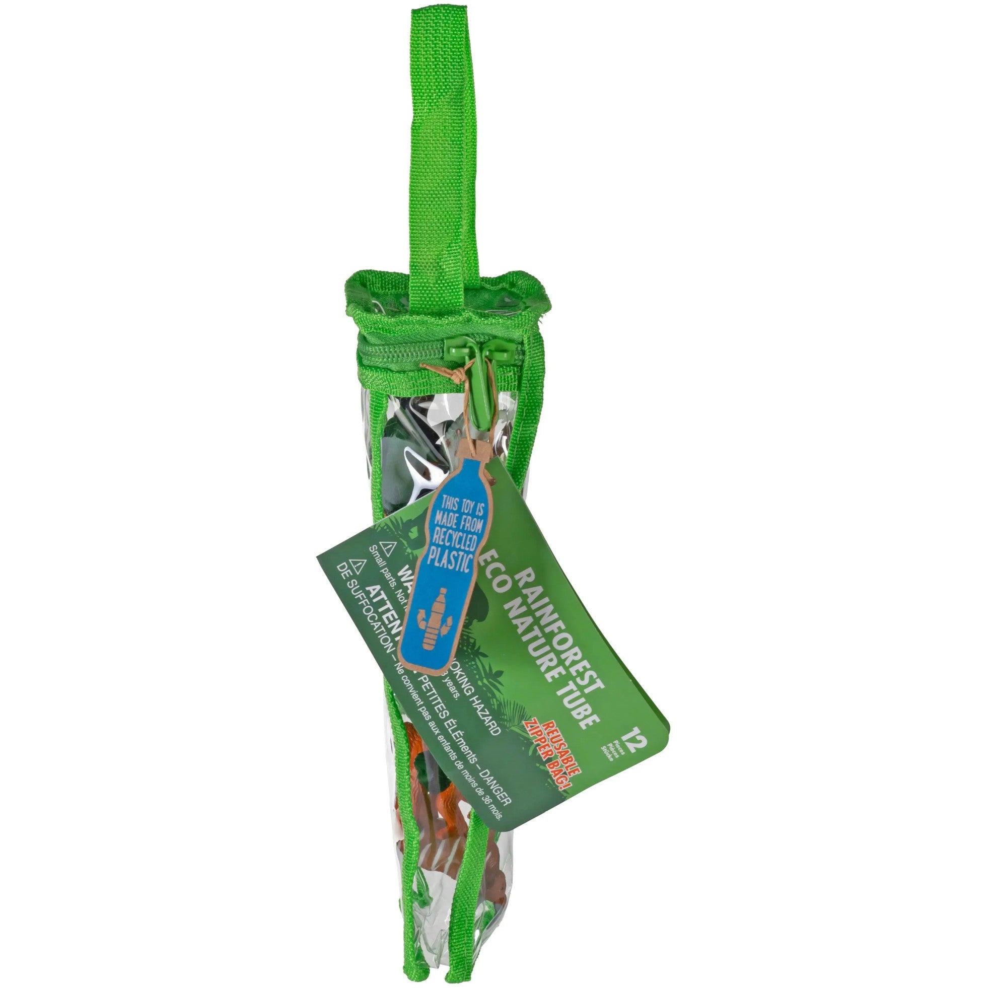 Wild Republic - Eco Zip Tube Rainforest Animal Figures