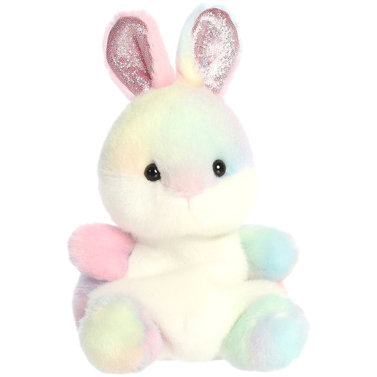 Cotton Candy - Palm Pals Rainbow Opal Bunny 13cm Plush