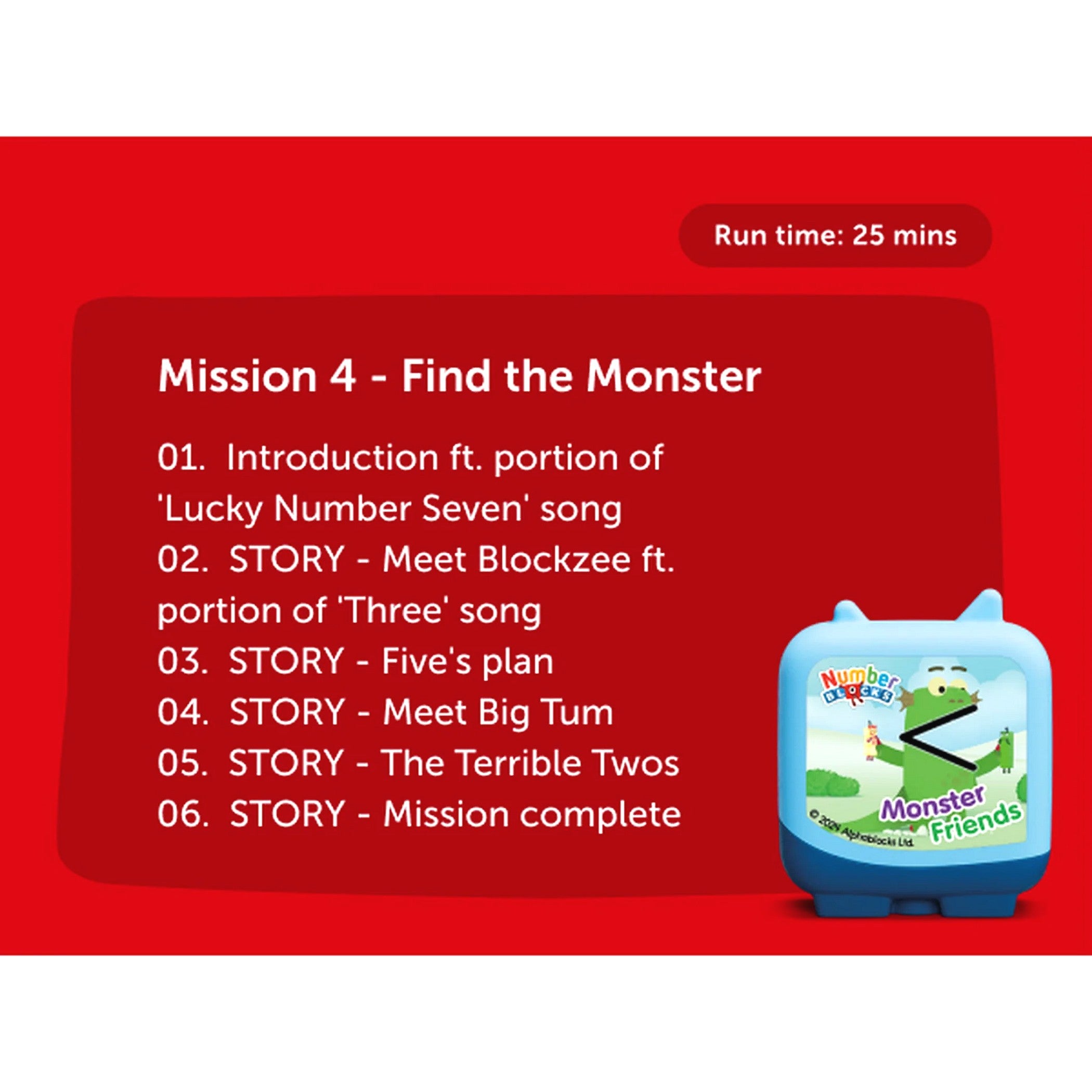 Tonies - Clever Pocket Tonies Numberblocks Set (Toniebox not Included)
