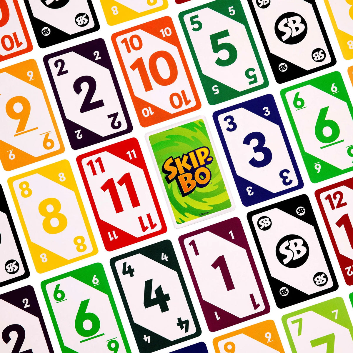 Mattel - Games - Skip-Bo Card Game
