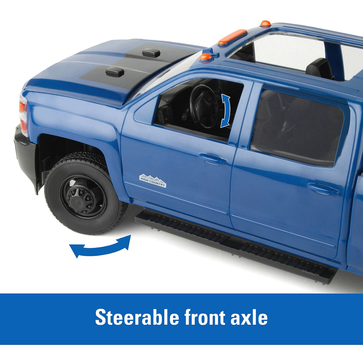 Big Farm - Chevy 1:16 Scale Pickup and Trailer with Lights & Sounds
