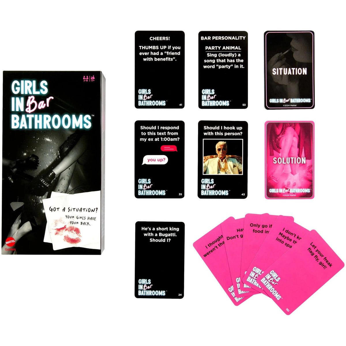 Mattel - Games - Girls in Bar Bathrooms Card Game