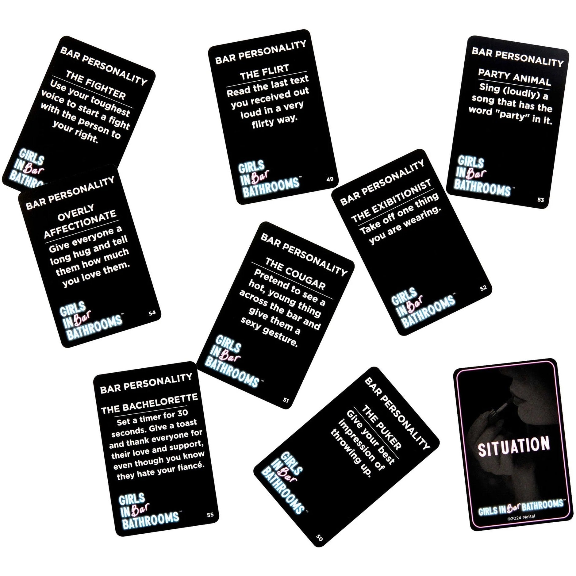 Mattel - Games - Girls in Bar Bathrooms Card Game