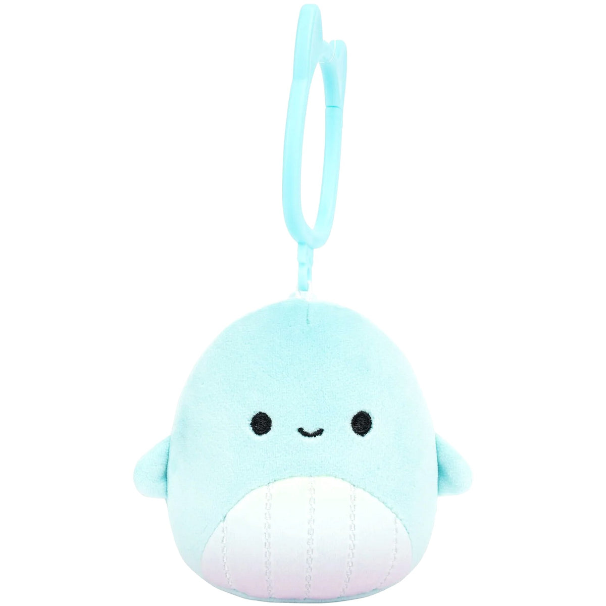 Squishmallows - Shah Teal Whale 3.5 Inch Clip On Plush