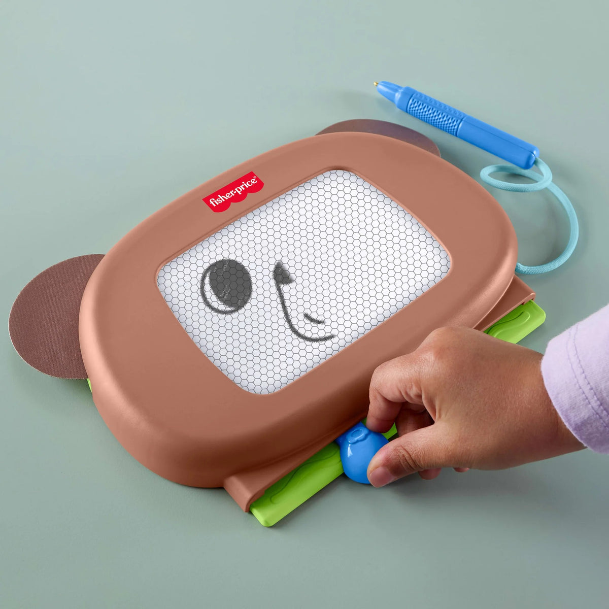Fisher-Price - Friendship Forest Doodle Pro Brown Bear Magnetic Writing & Drawing Tablet - Mattel
