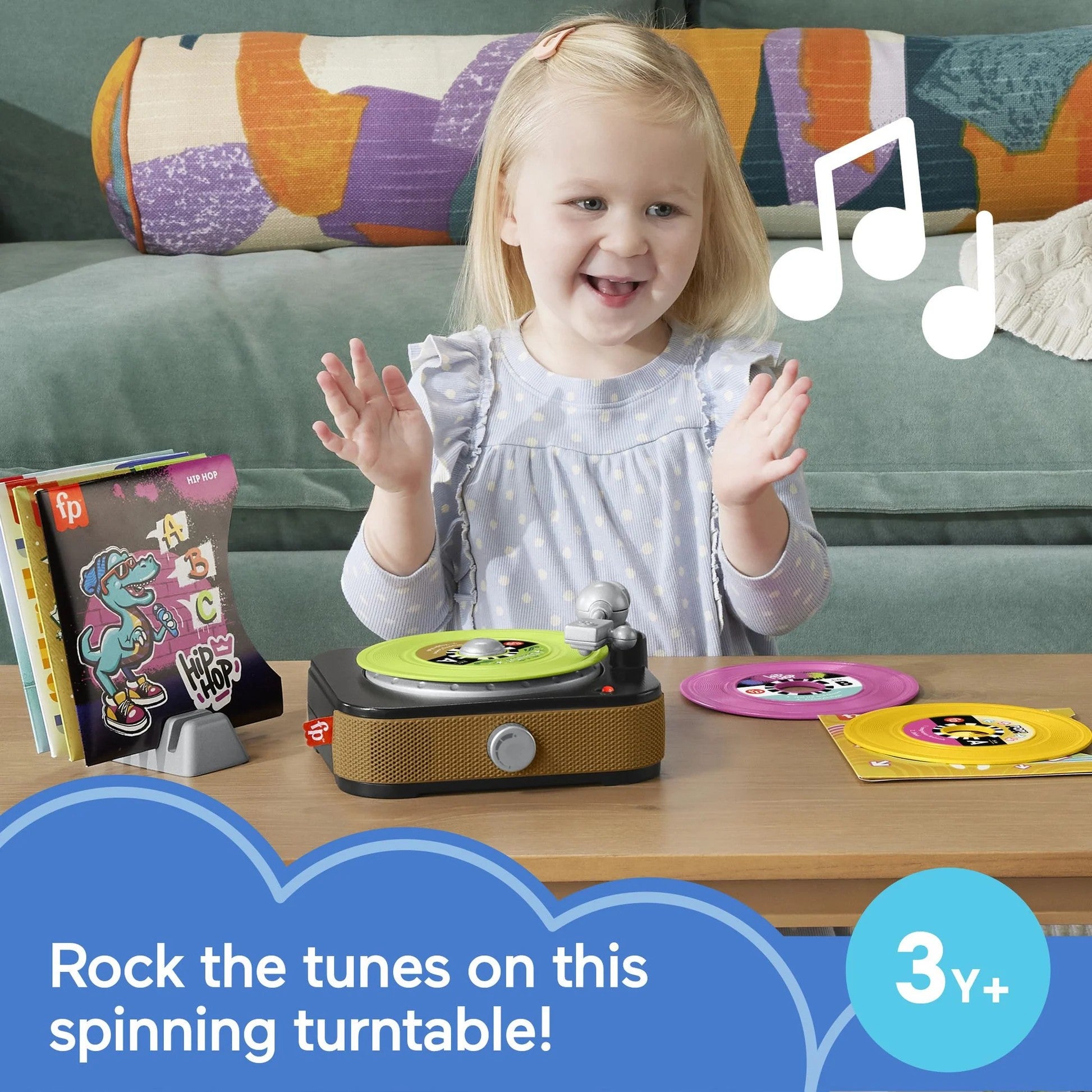 Fisher-Price - Rockin Record Player - Mattel