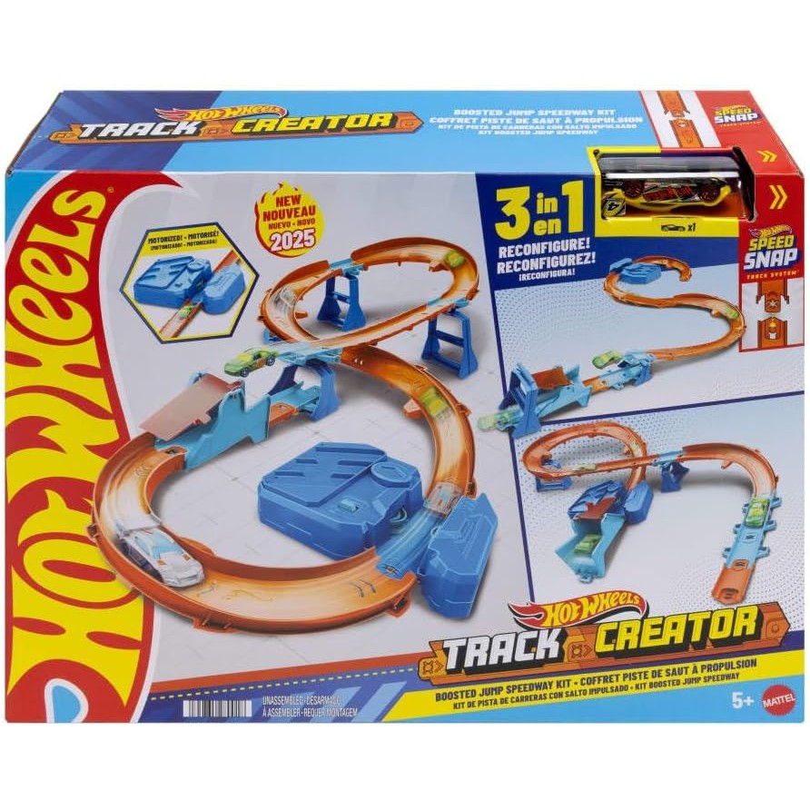 Hot Wheels - Track Creator Boosted Jump Speedway Kit - Mattel