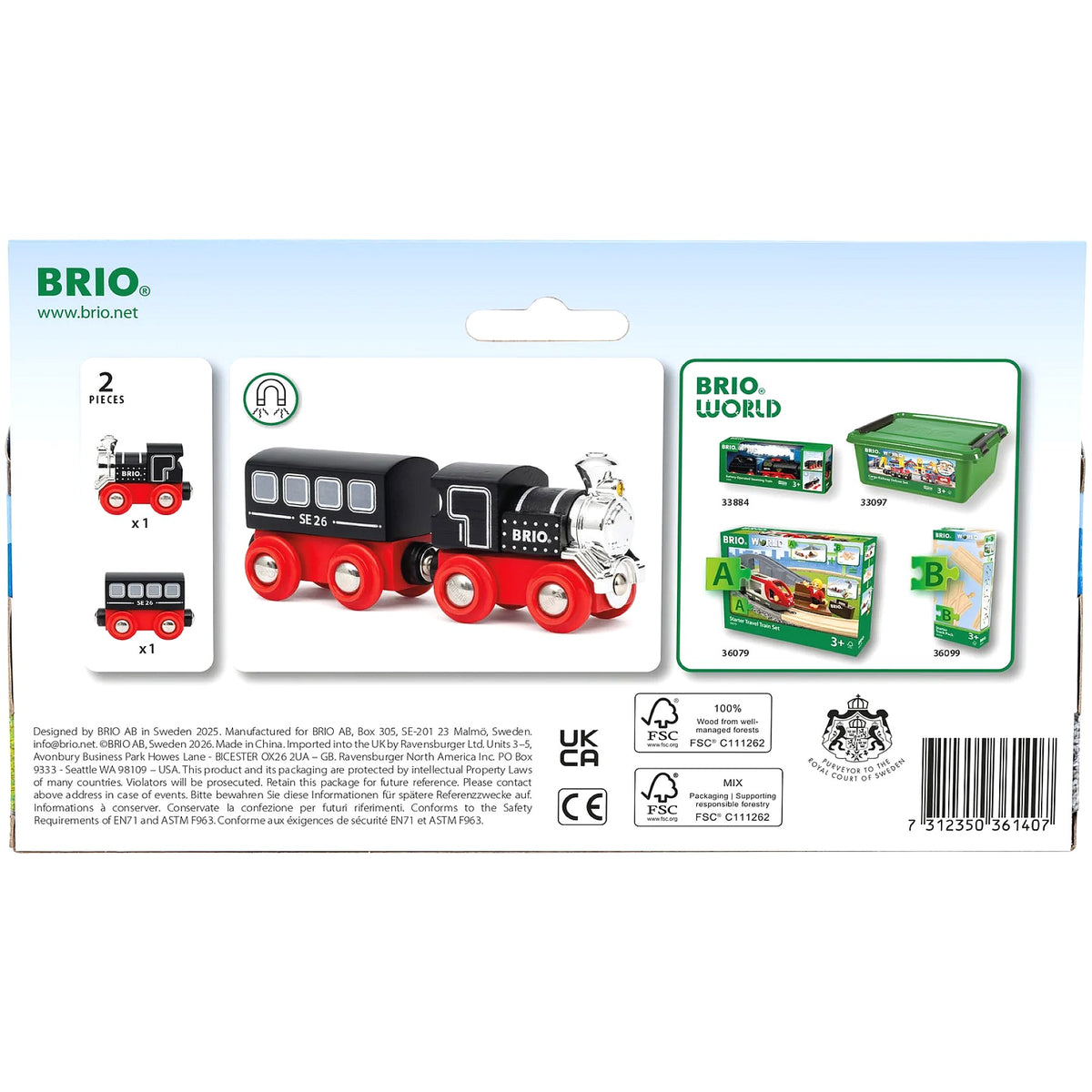 BRIO World - Special Edition Train Set 2026 2 Pieces