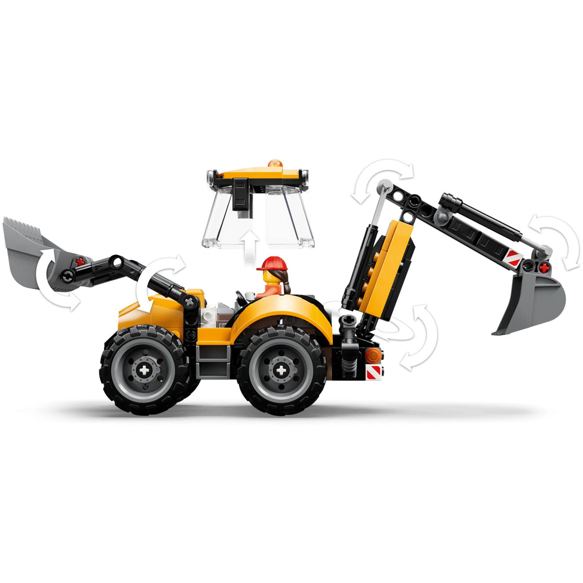 LEGO® 60480 Yellow Backhoe Loader - City
