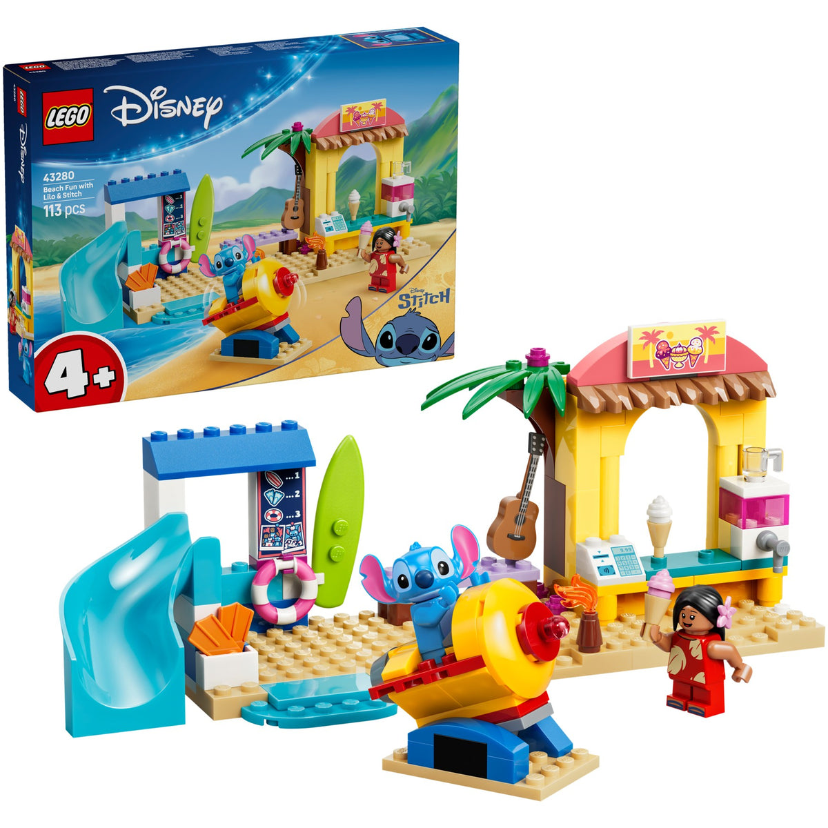 LEGO® 43280 Beach Fun with Lilo & Stitch - Disney 4+