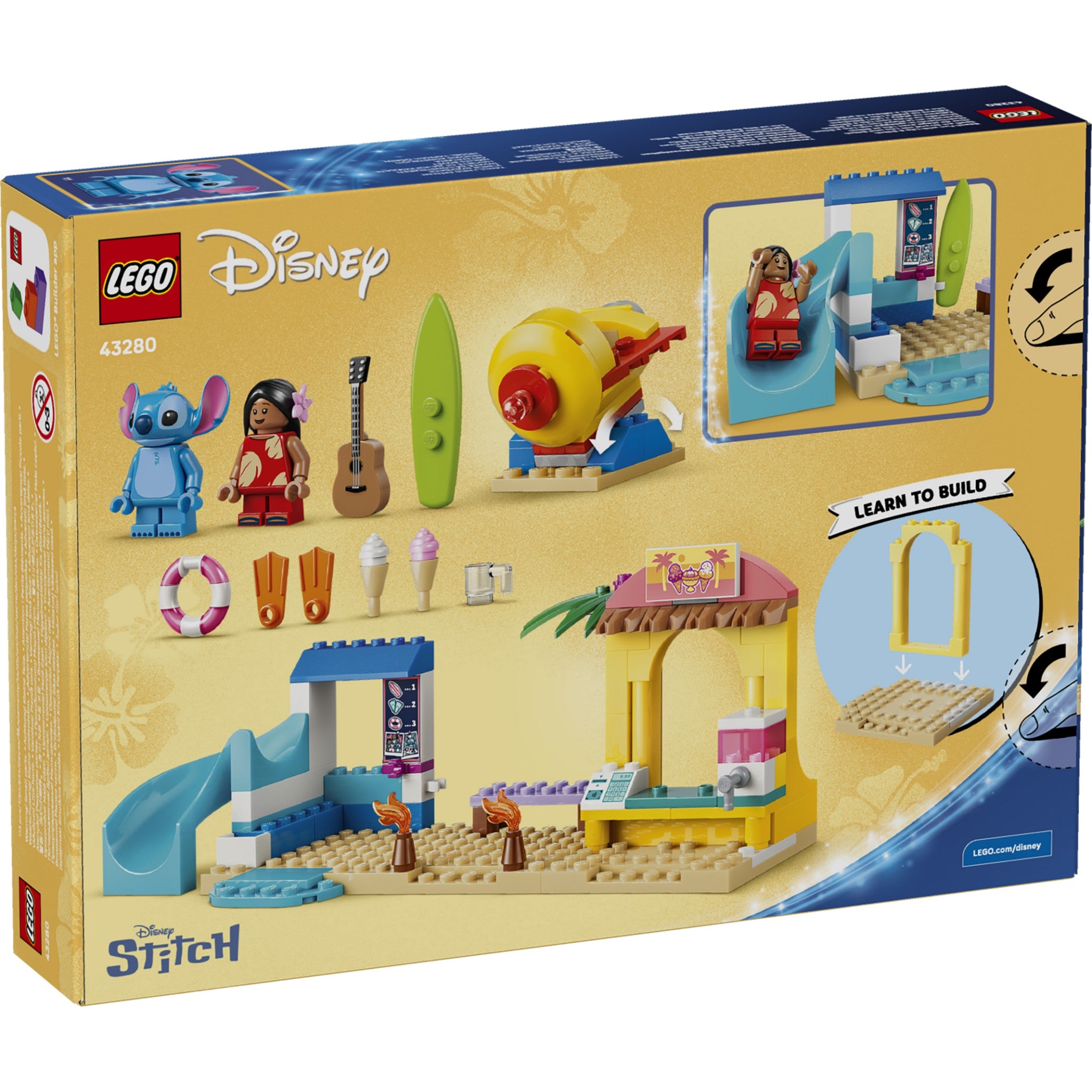 LEGO® 43280 Beach Fun with Lilo & Stitch - Disney 4+