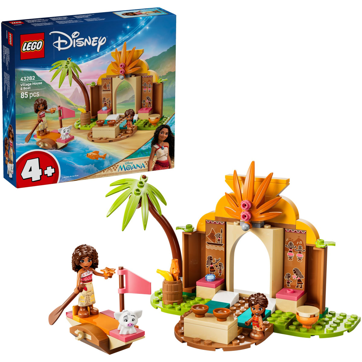 LEGO® 43282 Village House & Boat - Disney 4+