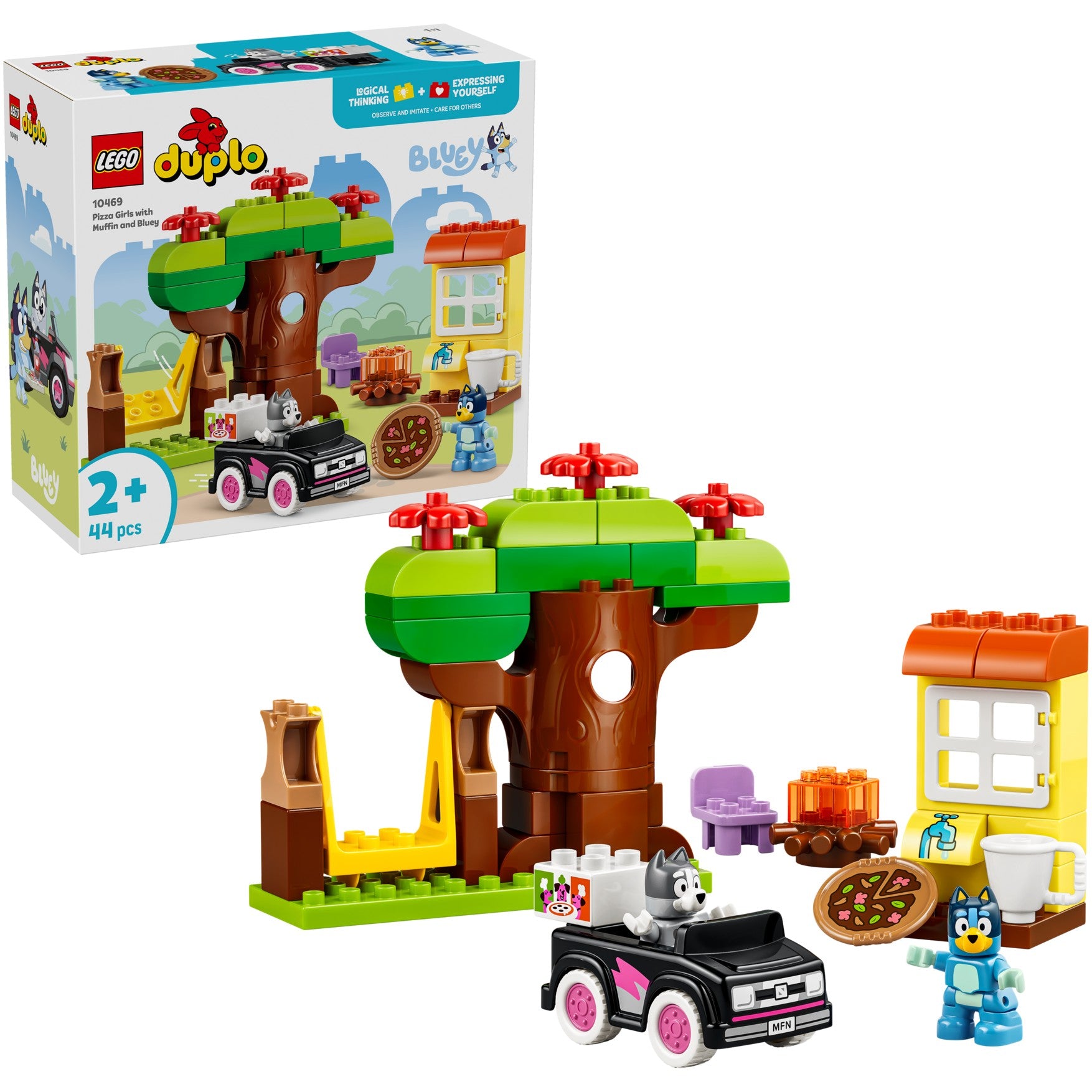 LEGO® 10469 Pizza Girls with Muffin and Bluey - DUPLO®