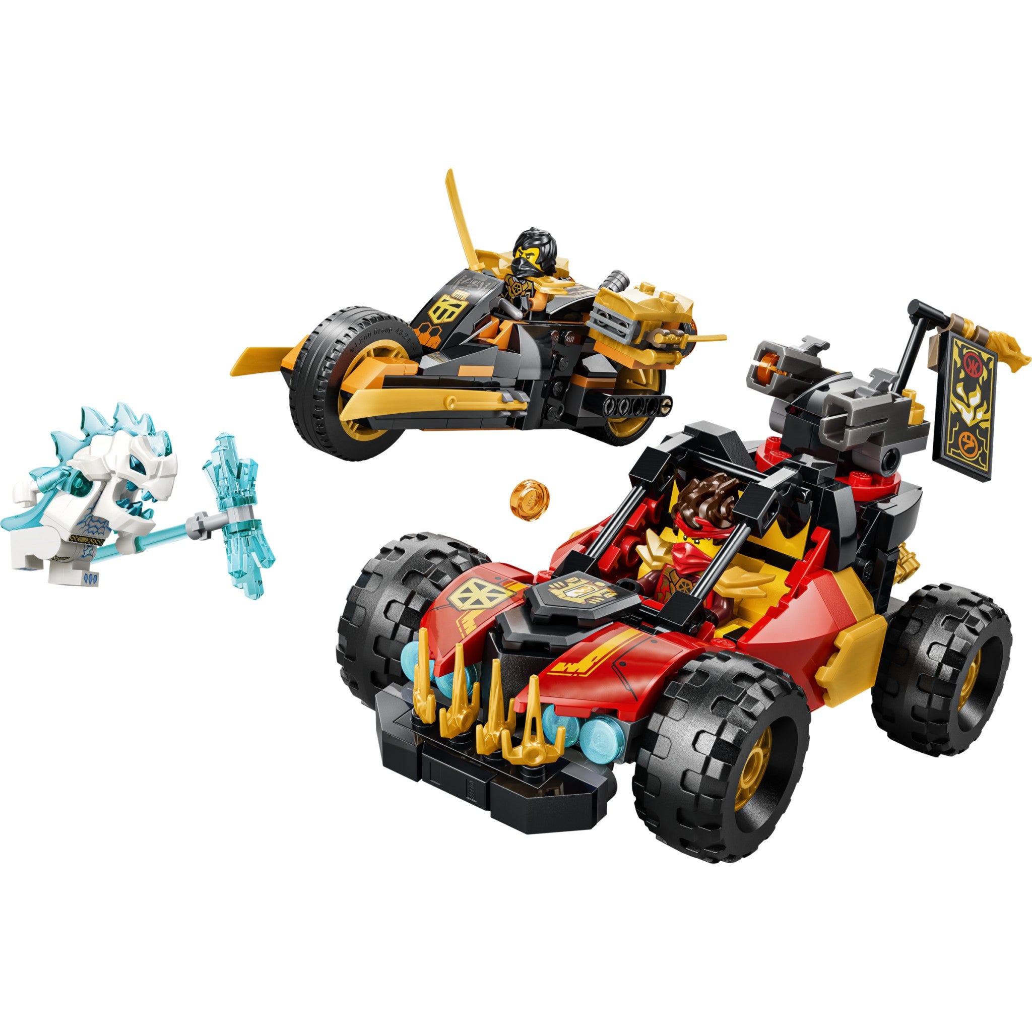LEGO® 71864 Kai and Cole's Combiner Vehicles - NINJAGO®