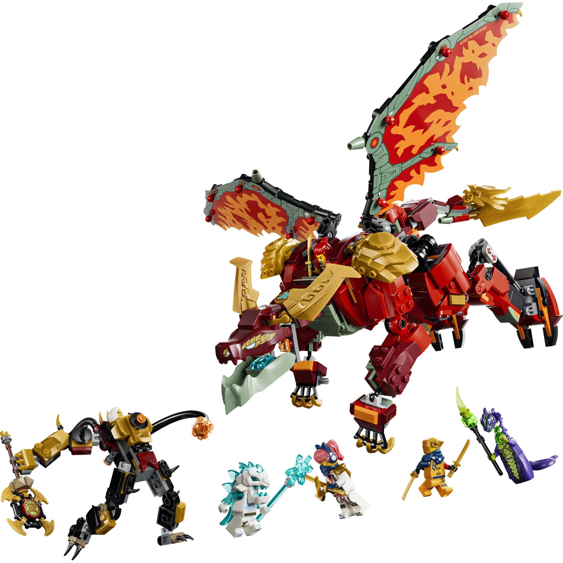 LEGO® 71868 Wyldfyre's Transforming Dragon Mech - NINJAGO®