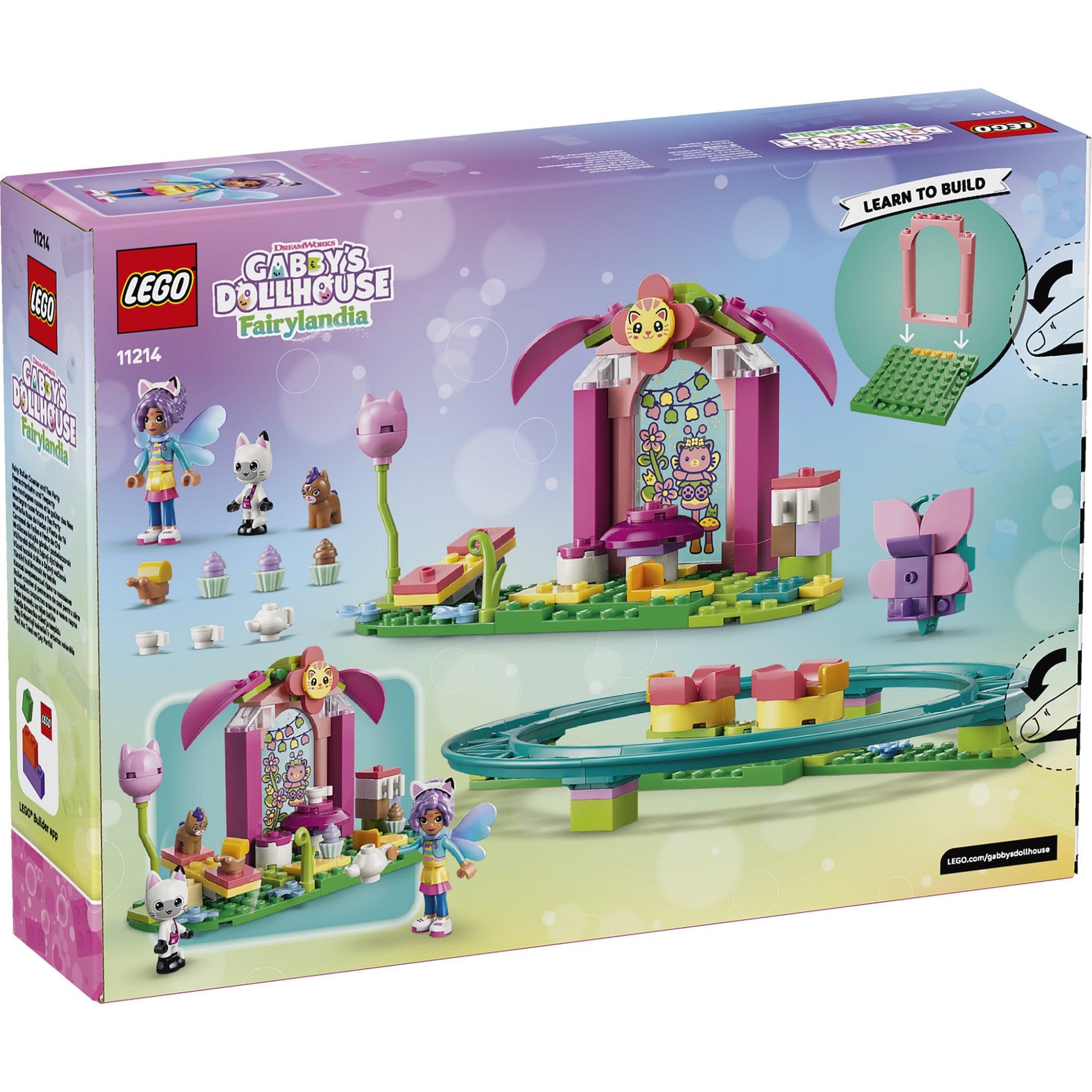 LEGO® 11214 Fairy Roller Coaster and Tea Party - Gabby’s Dollhouse 4+