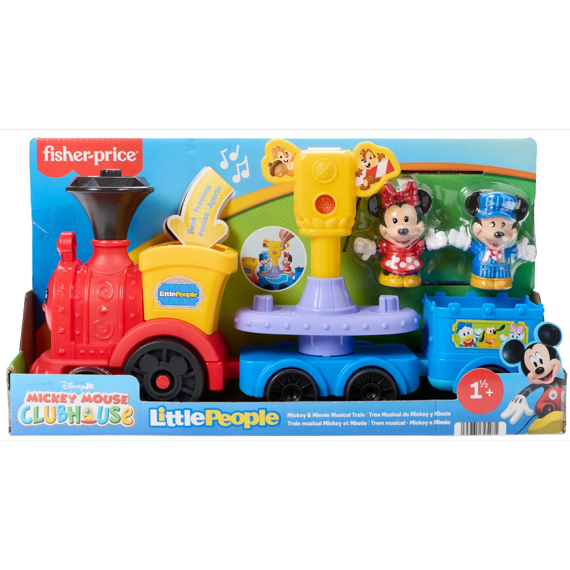 Fisher-Price - Little People Disney Jr Mickey & Minnie Musical Train - Mattel