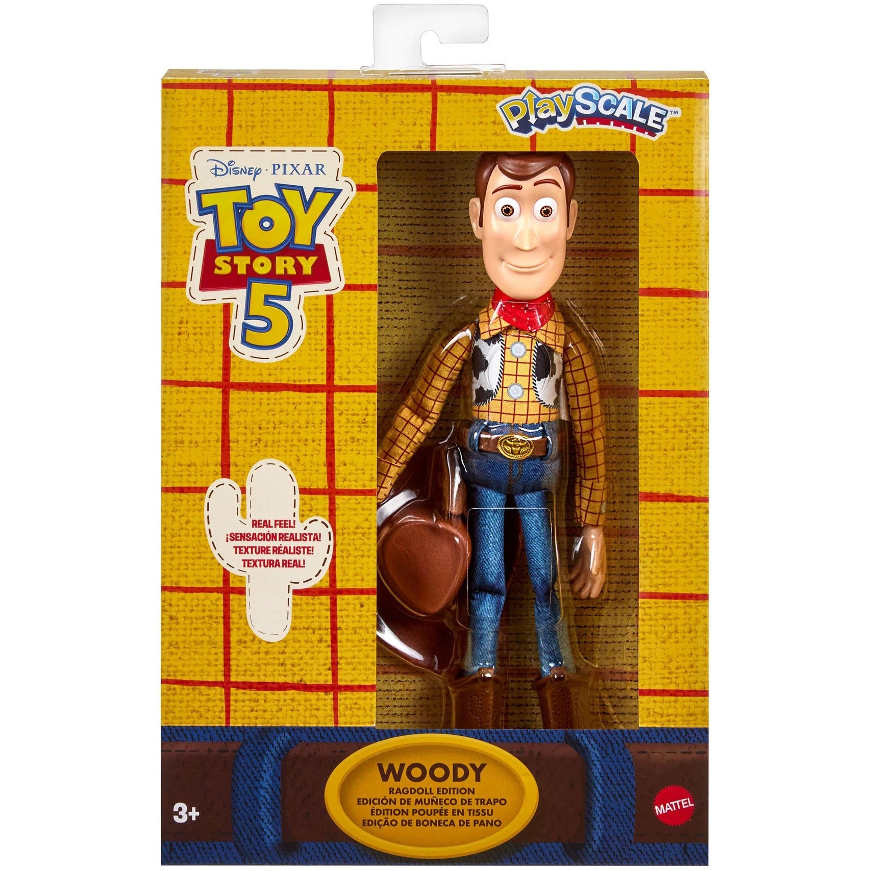 Disney Pixar - Toy Story 5 Woody 7-Inch Ragdoll Edition Figure - Mattel