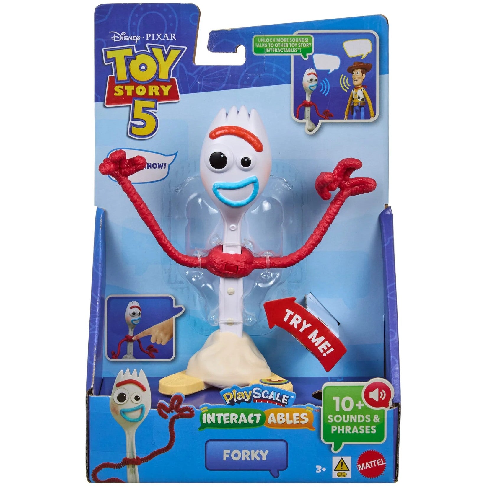 Disney Pixar - Toy Story 5 Interactables Forky 7-Inch Figure - Mattel