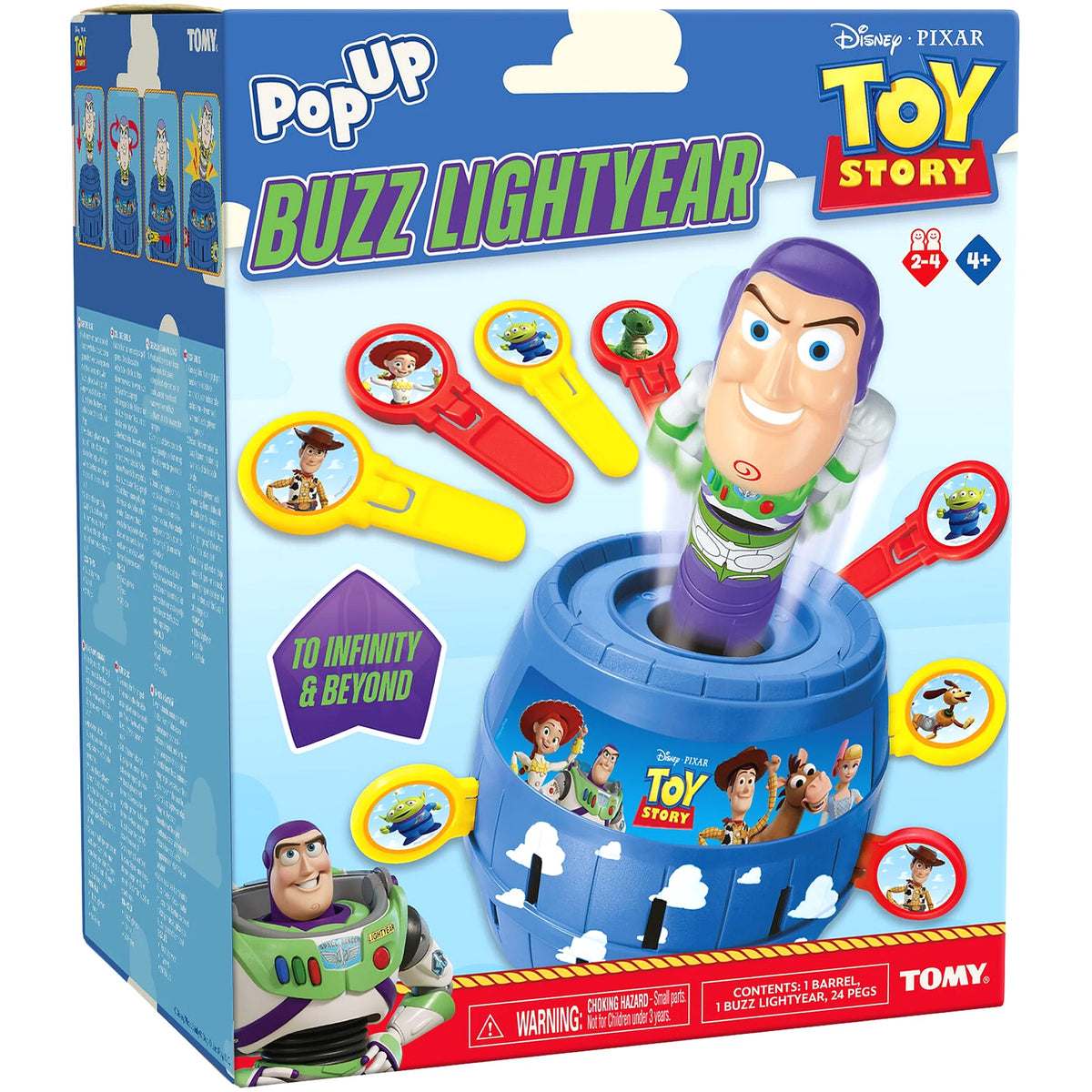 TOMY - Toy Story Pop Up Buzz Lightyear Game