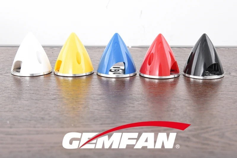 GEMFAN SPINNER 38MM RED ALUMINIUM BACKPLATE