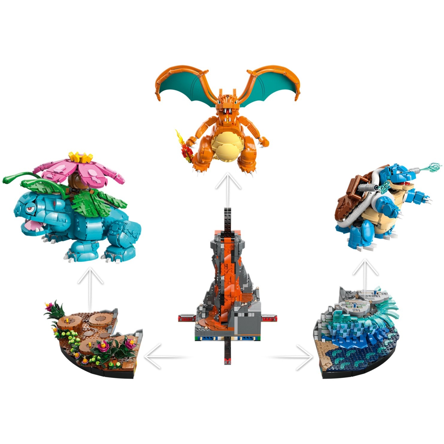 LEGO® 72153 Venusaur Charizard and Blastoise - Pokémon™