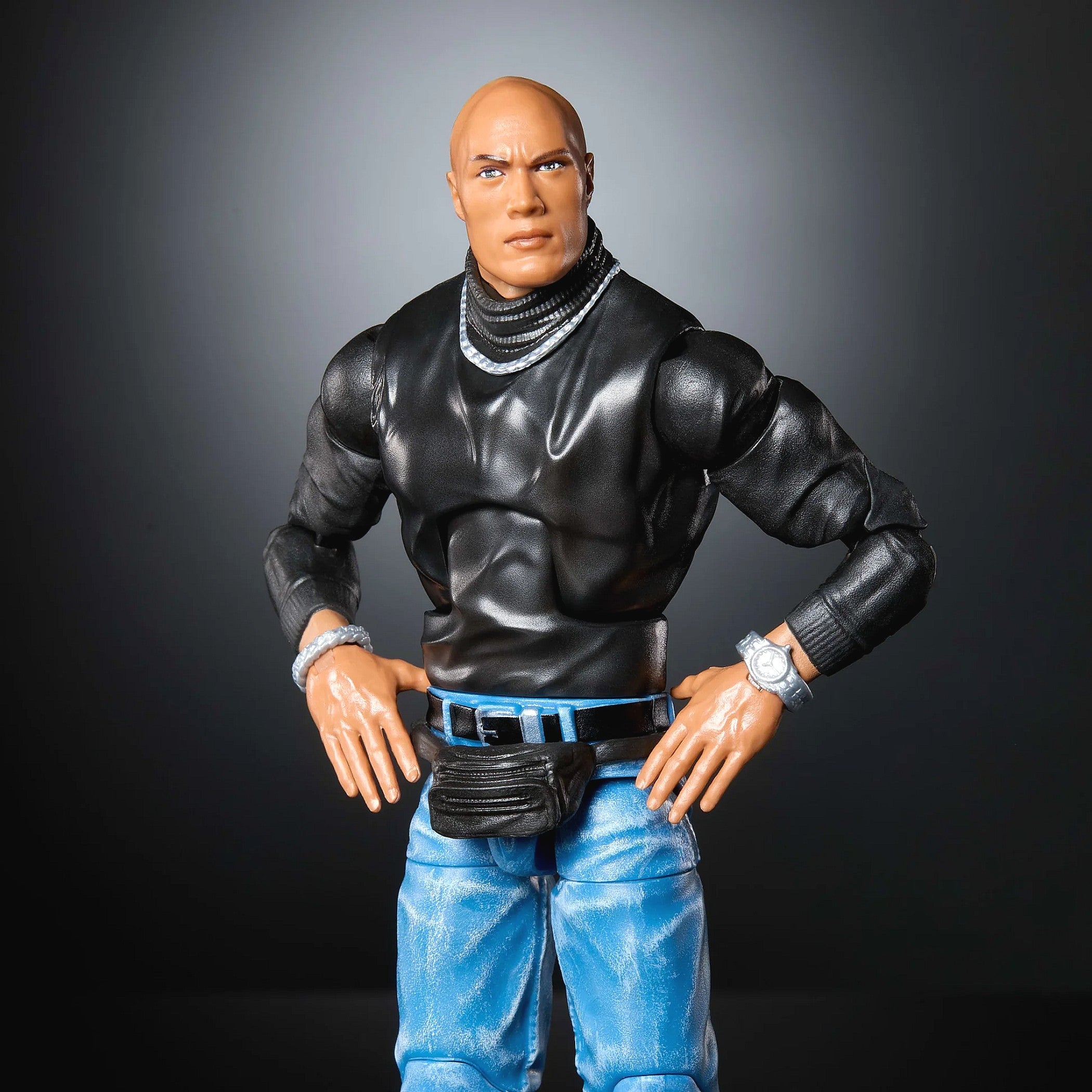 WWE - Elite Collection The Fanny Pack Rock Action Figure 6-Inch - Mattel