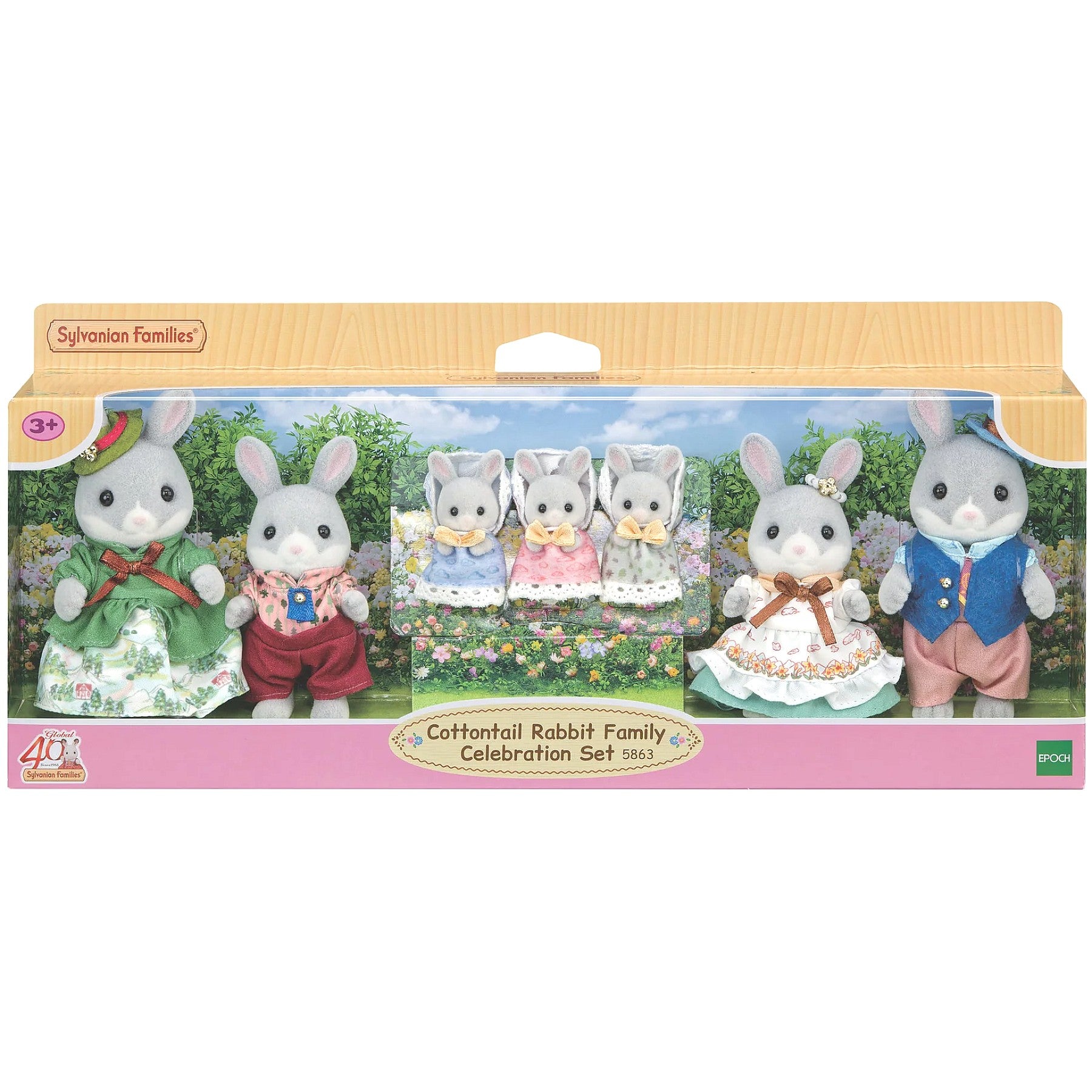 Sylvanian Families - Cottontail Rabbit Family Celebration Set