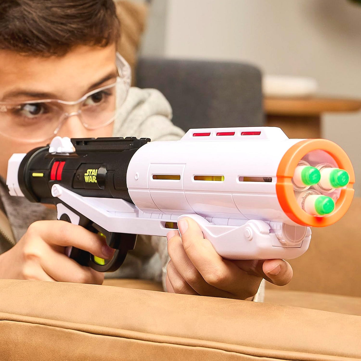 Nerf - GlowStrike Star Wars Stormtrooper Triple Strike Blaster - Hasbro