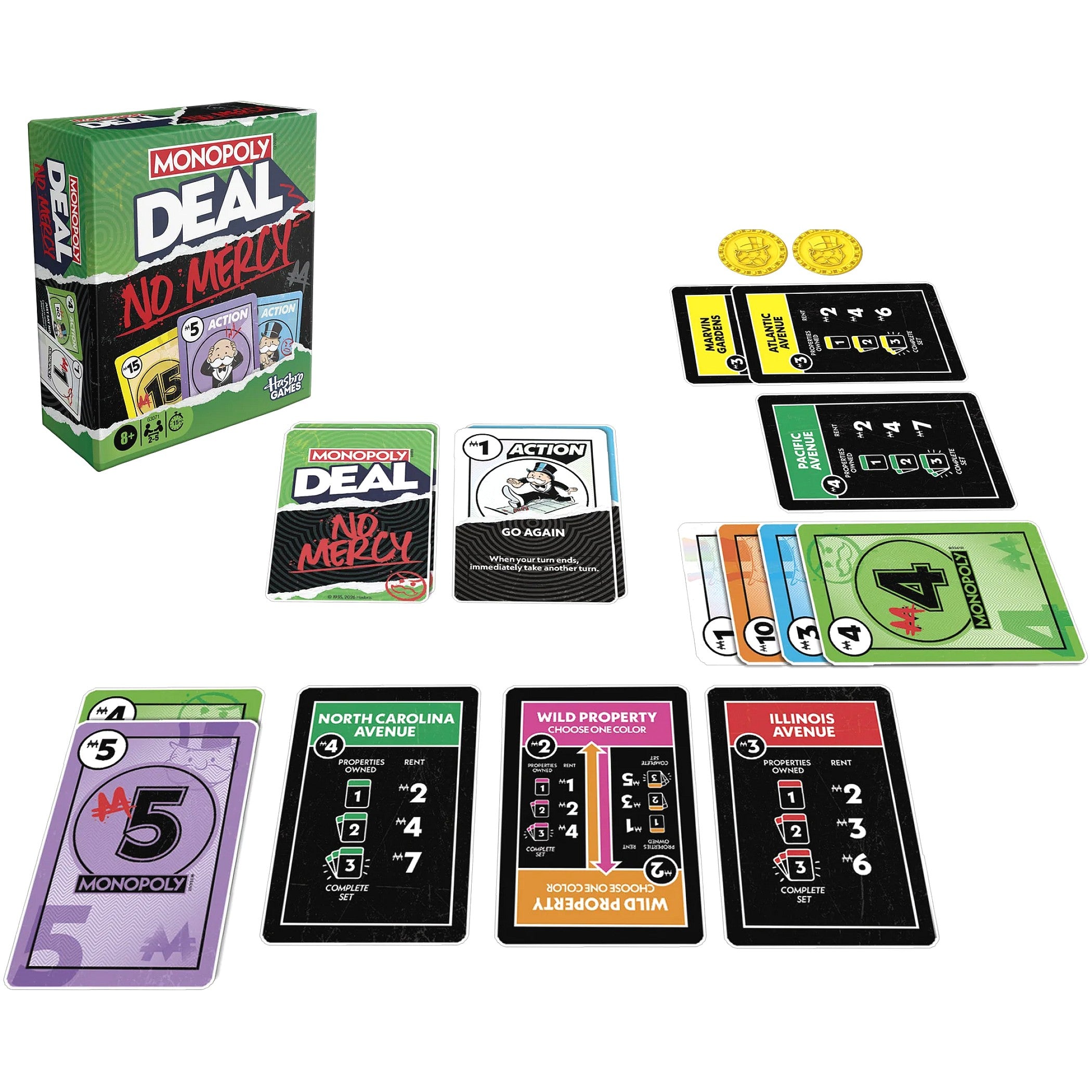 Monopoly - Deal No Mercy Card Game - Hasbro