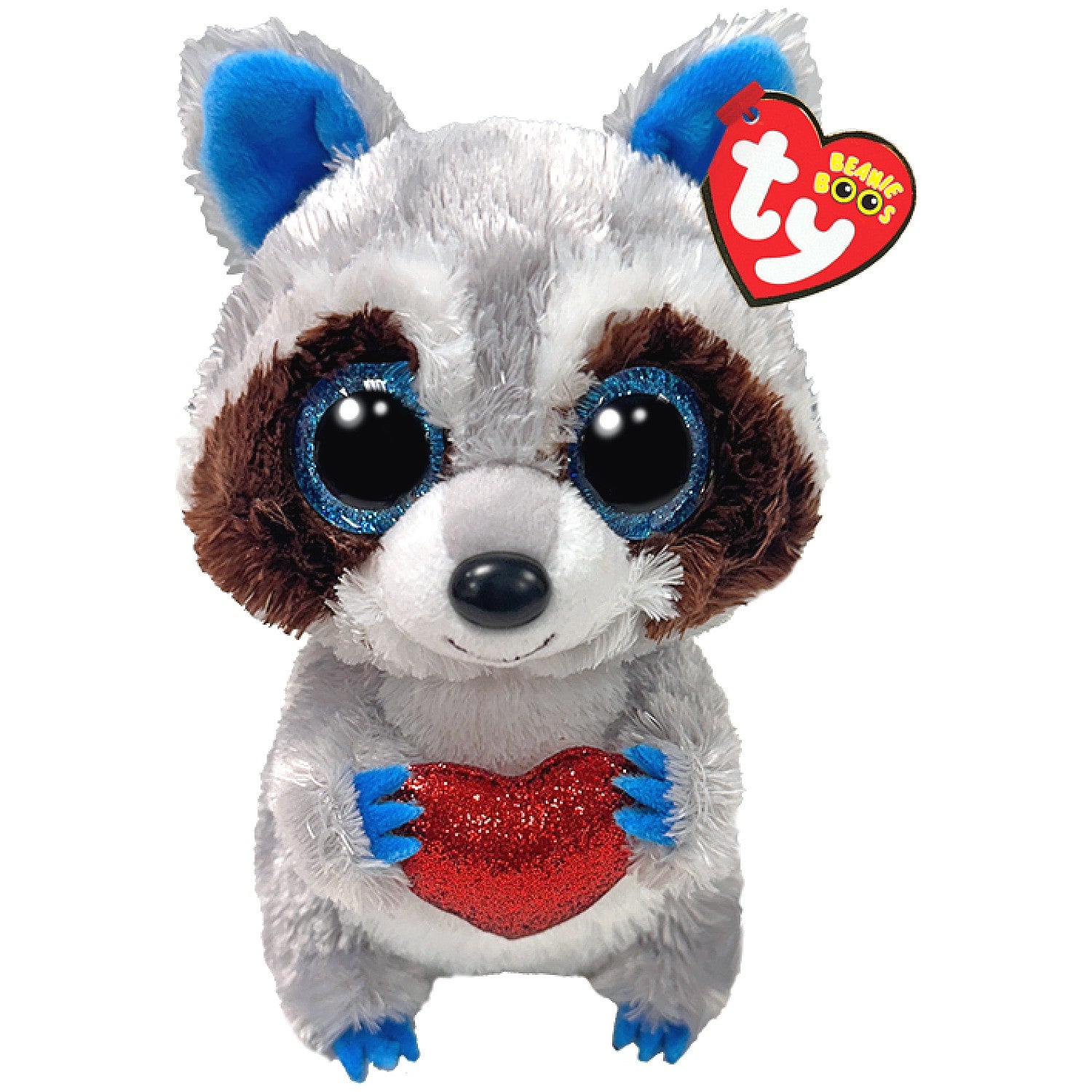 Ty - Beanie Boos Thief Raccoon with Heart Small 6-inch Plush