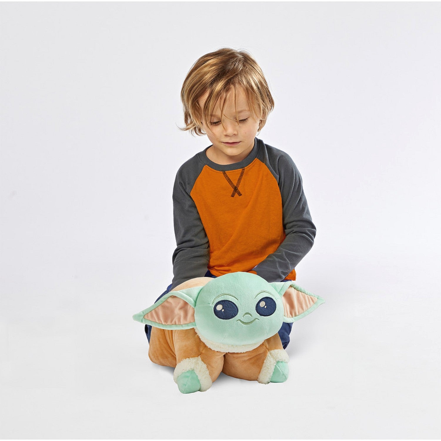 Pillow Pets - Disney Star Wars The Mandalorian Grogu 16-Inch Plush Pillow Pet