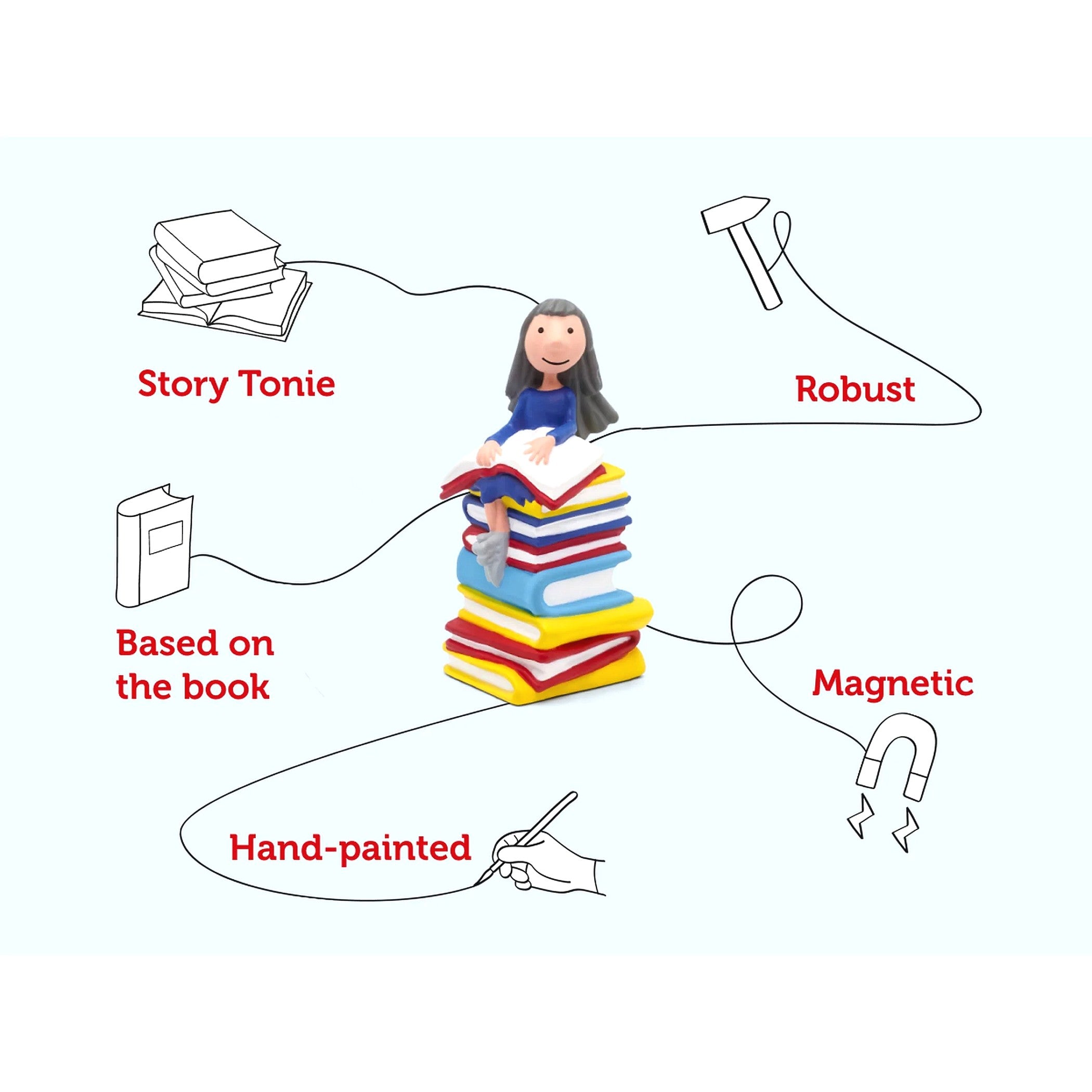 Tonies - Roald Dahl Matilda Tonie Audio Character (Toniebox not Included)
