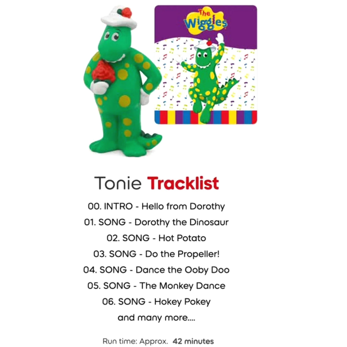 Tonies - The Wiggles: Dorothy The Dinosaur Tonie Audio Character (Toniebox not Included)
