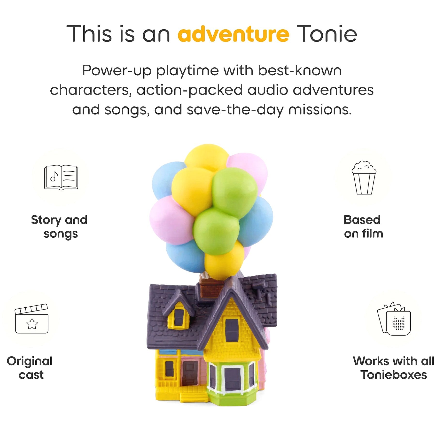 Tonies - Disney Pixar Up Tonie Audio Character (Toniebox not Included)