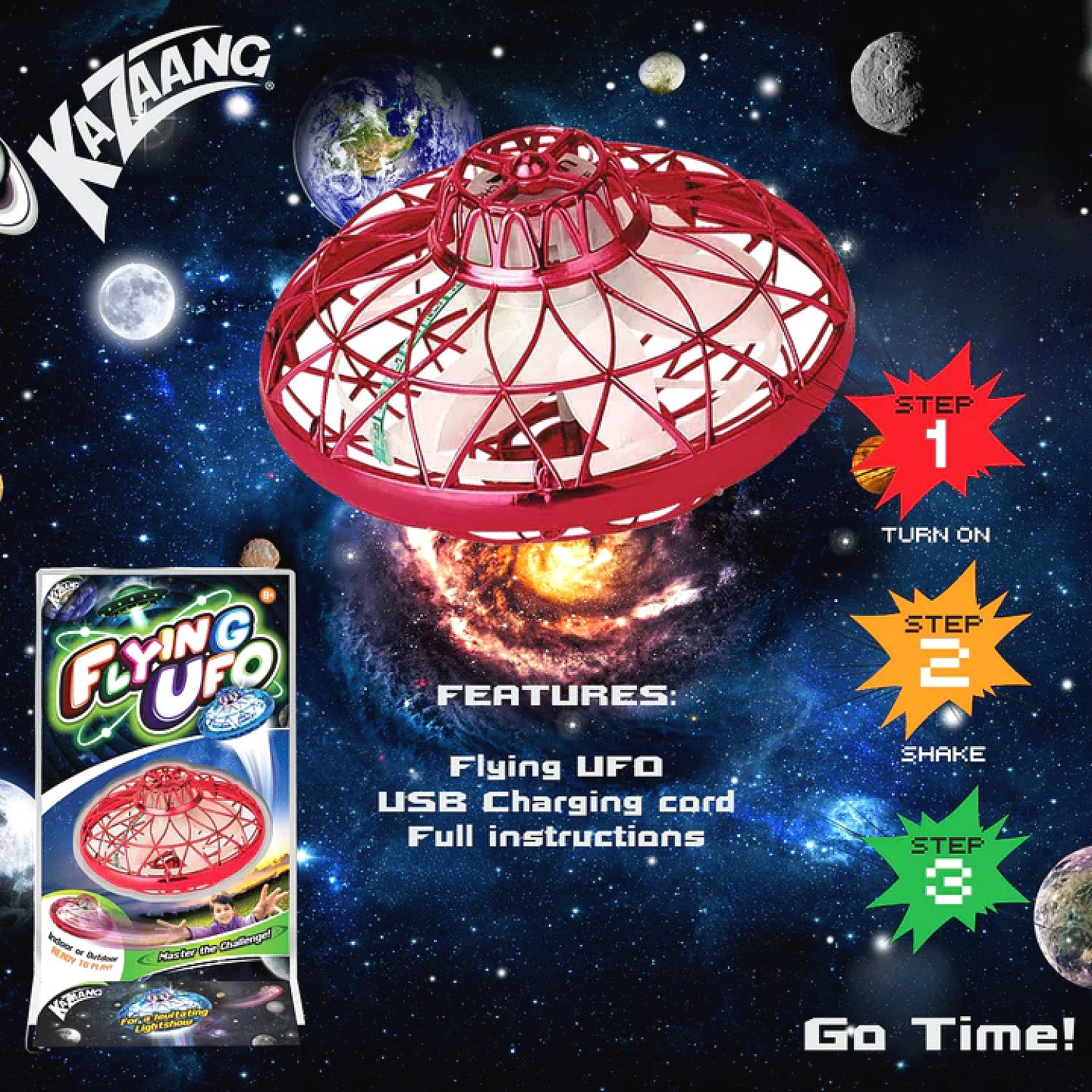 Kazaang - Flying UFO - Red