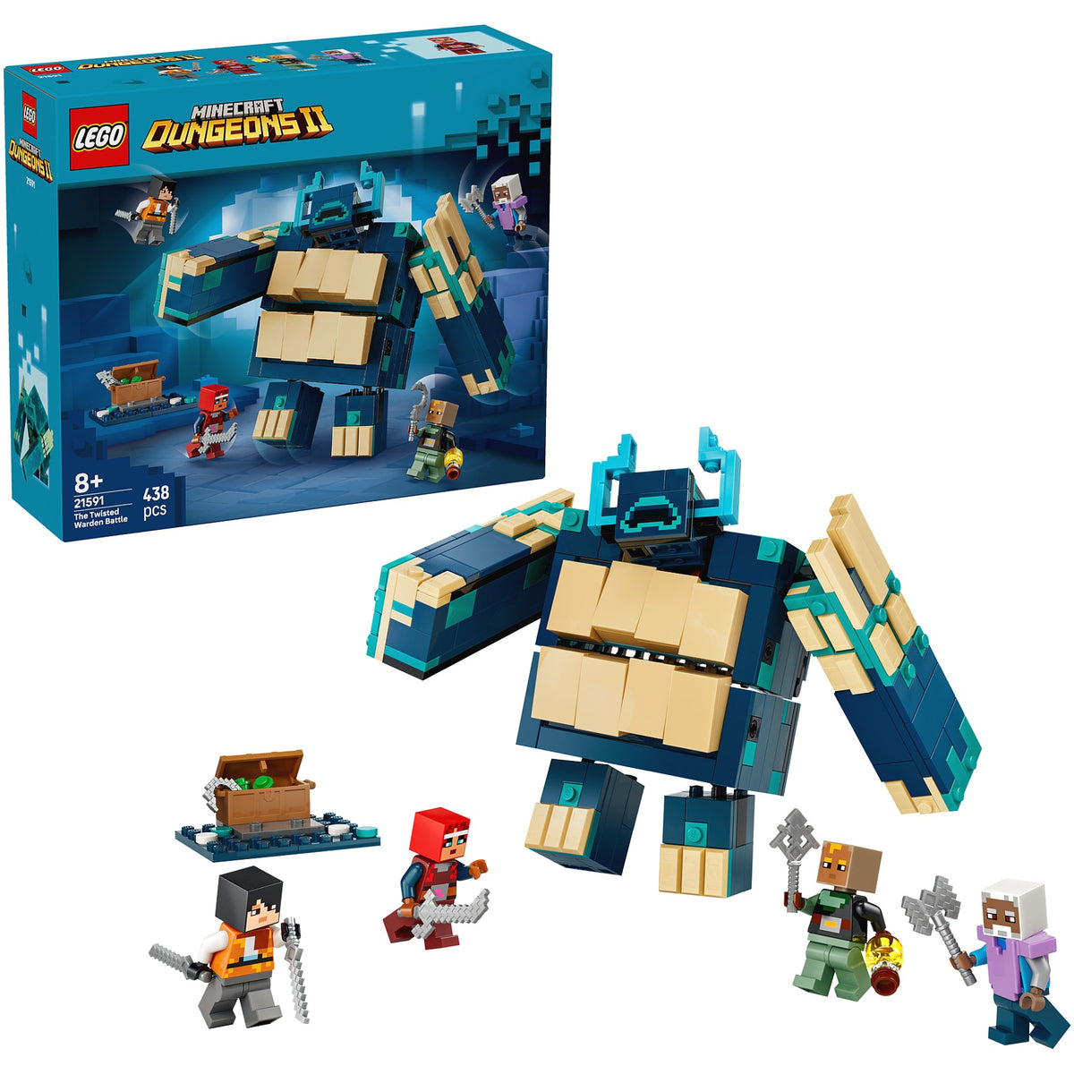 LEGO® 21591 The Twisted Warden Battle - Minecraft®