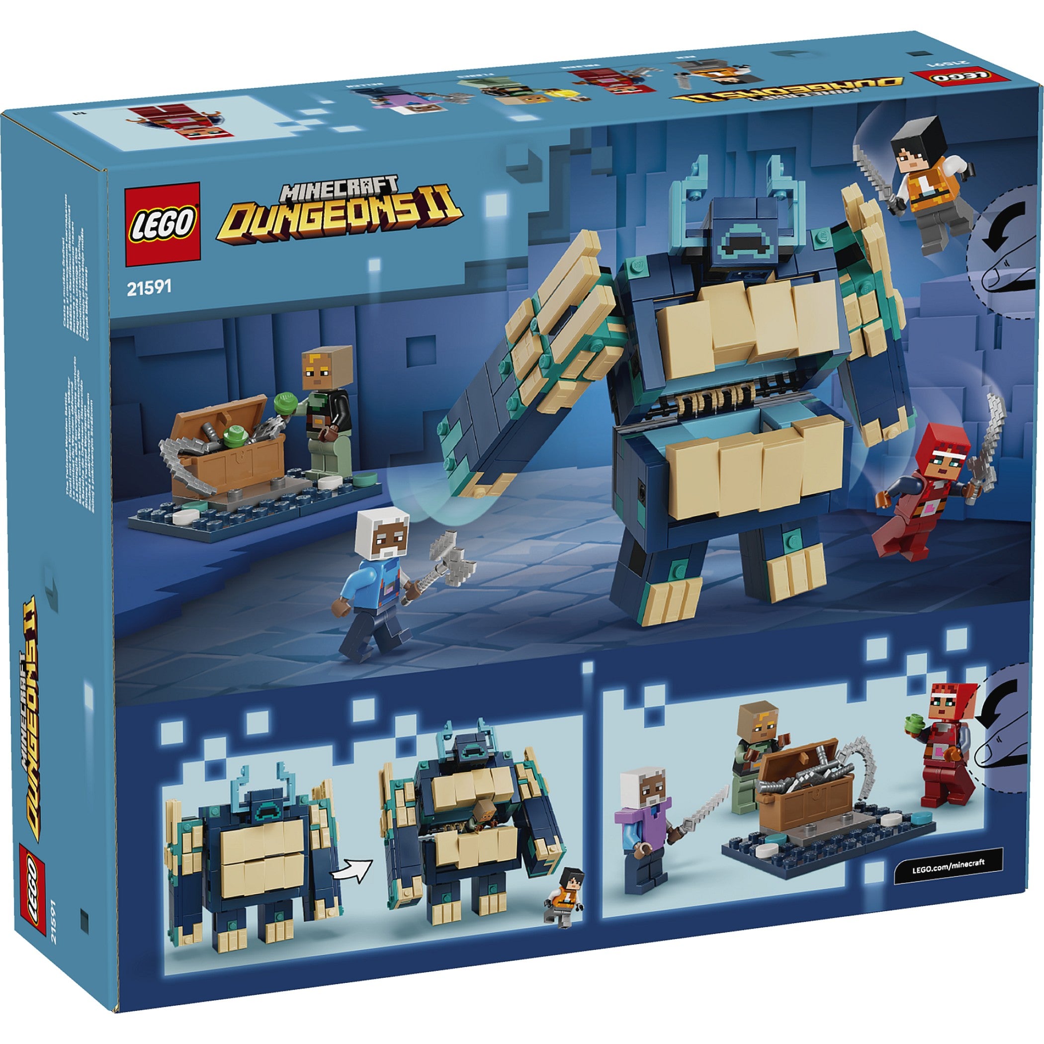 LEGO® 21591 The Twisted Warden Battle - Minecraft®